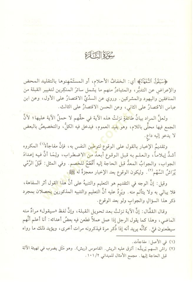 Ruhül-Meani fi Tefsiril-Kuranil-Azim ves-Sebil-Mesani - روح المعاني في تفسير القرآن العظيم والسبع المثاني