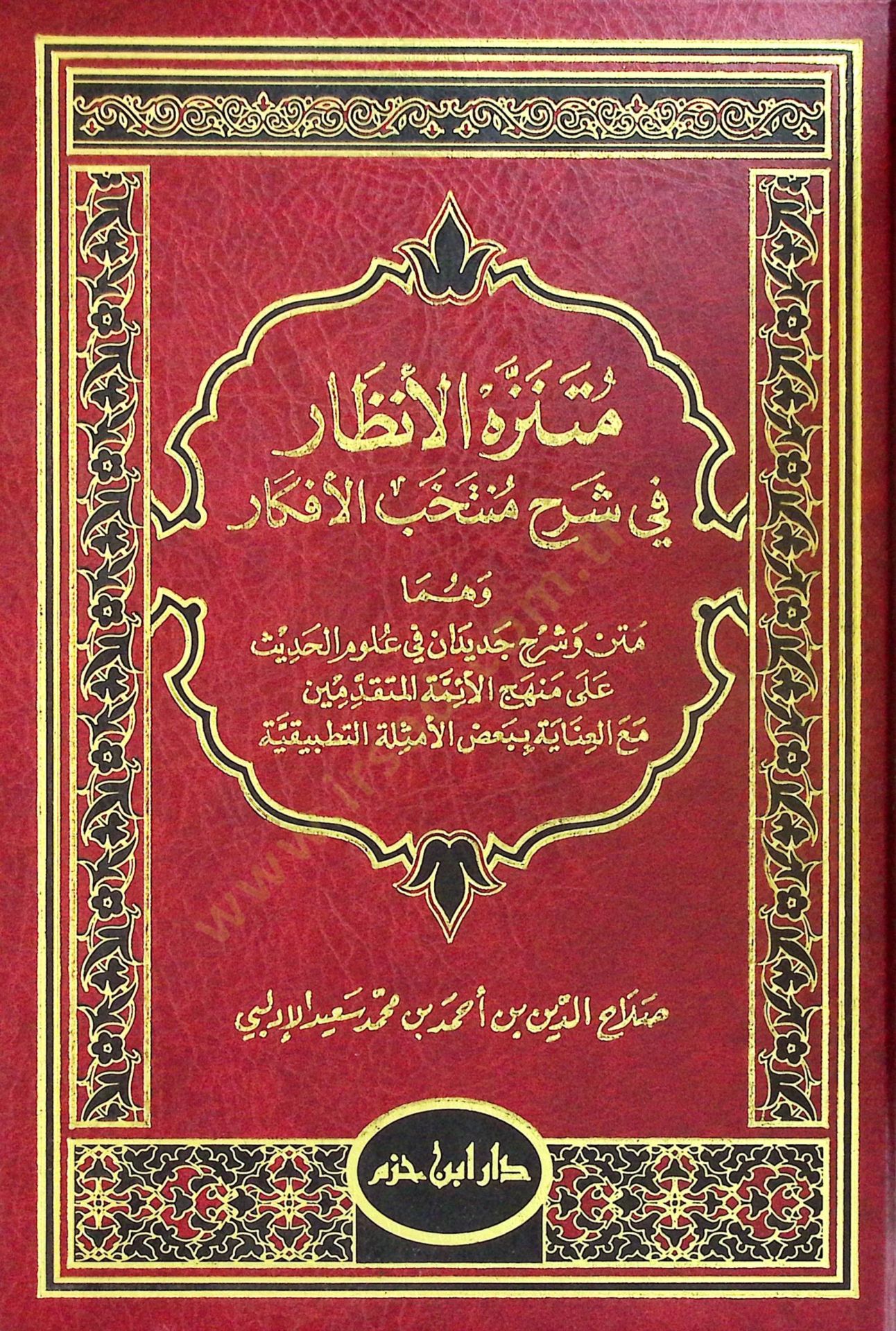 Mütenezzehül-Enzar fi Commentary Müntehabil-Efkar - متنزه الأنظار في شرح المبادئ التوجيهية