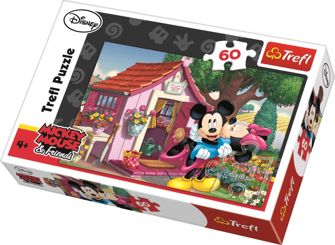 Trefl Puzzle Mickey And Minnie In The Garden 60 Parça Yapboz