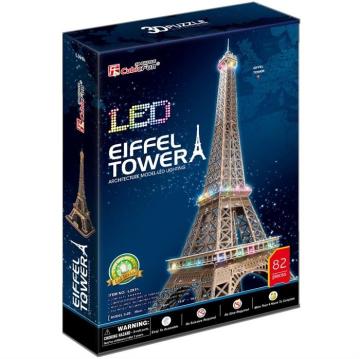 Cubic Fun Eiffel Kulesi - Fransa (Led Işıklı)