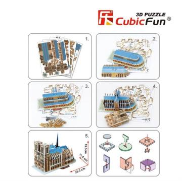 Cubic Fun Notre Dame Kilisesi - Fransa