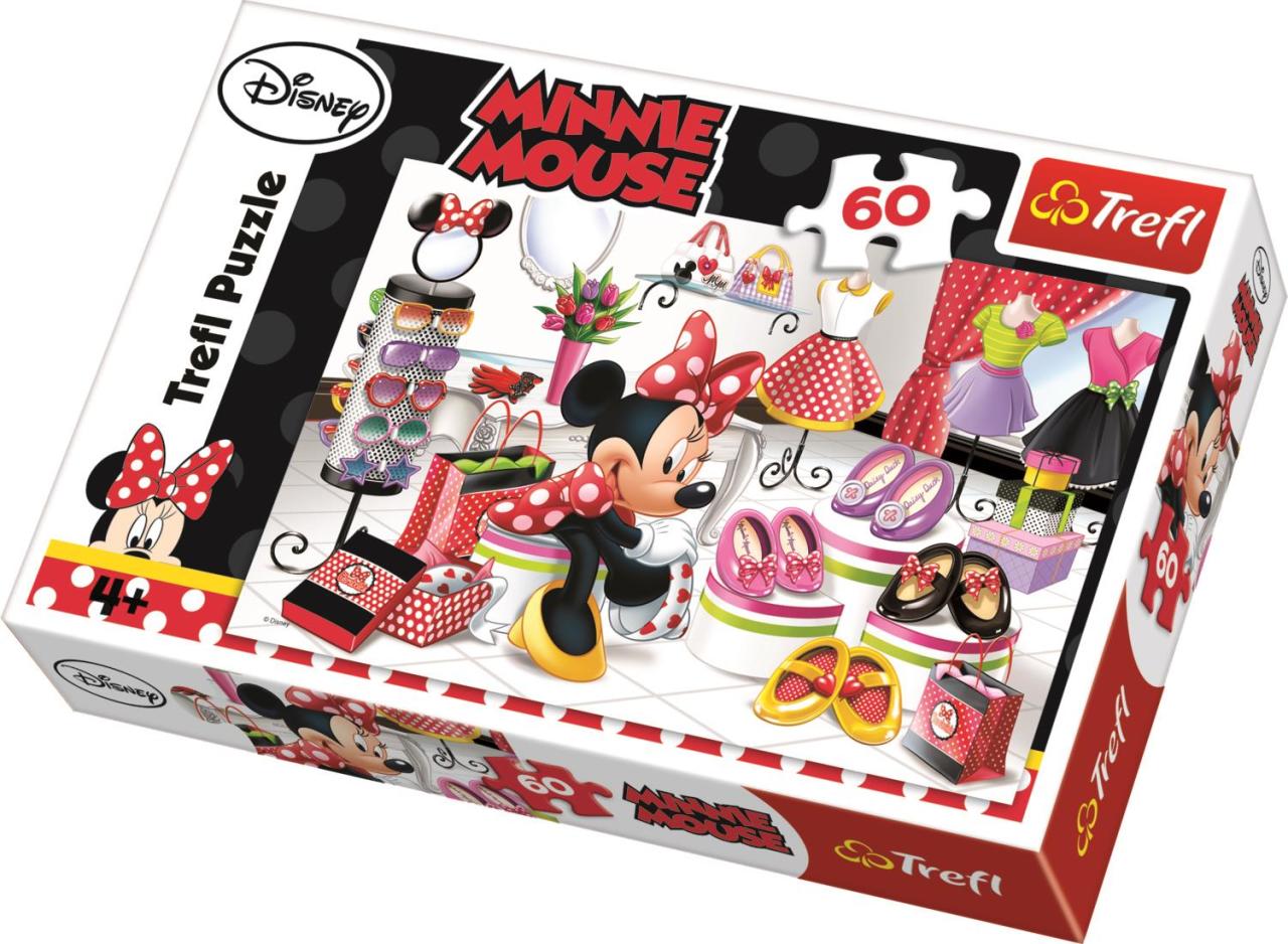 Trefl Puzzle Minnie Crazy Shopping 60 Parça Yapboz