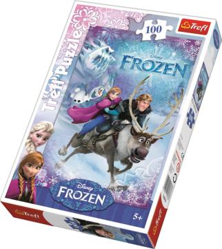Trefl Puzzle Frozen Anne's Rescue 100 Parça Yapboz