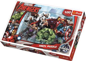 Trefl Puzzle Avengers Let's Attack, Marvel 100 Parça Yapboz