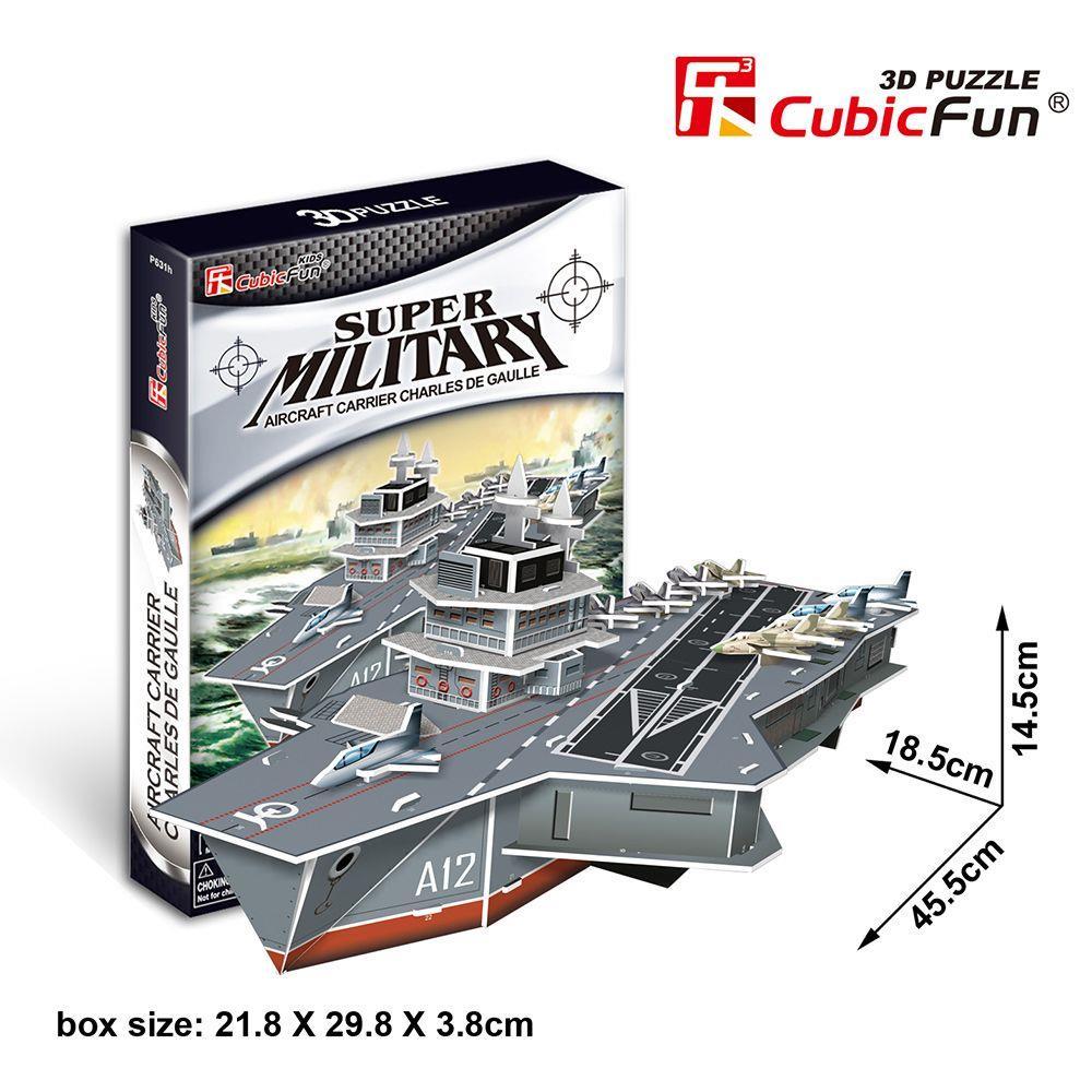 Cubic Fun Charles De Gaulle Uçak Gemisi