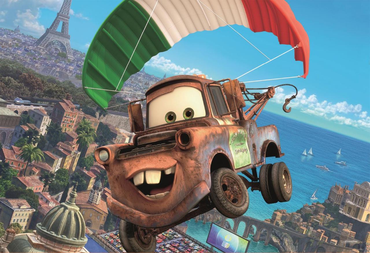 Trefl Puzzle Cars Mater Up In The Sky 100 Parça Yapboz