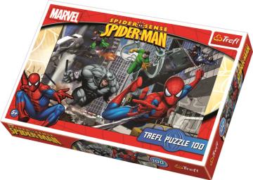 Trefl Puzzle Spiderman Attack, Marvel 100 Parça Yapboz