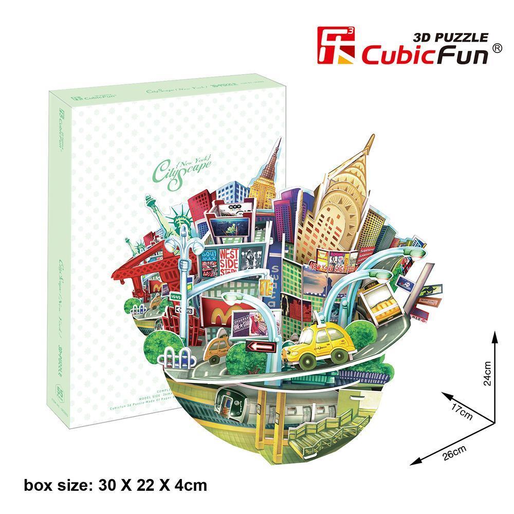 Cubic Fun New York Şehir Kompozisyonu
