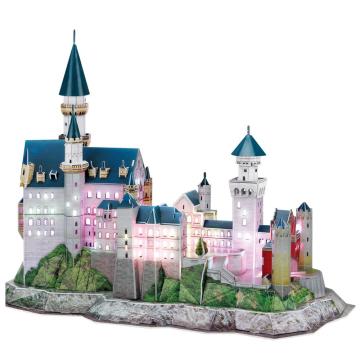 Cubic Fun Neuschwanstein Kalesi - Almanya (Led Işıklı)