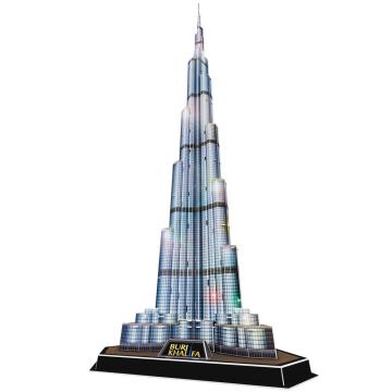 Cubic Fun Burj Halife Binası - Dubai (Led Işıklı)