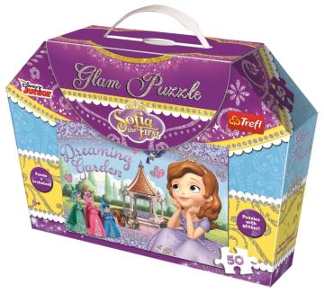 Trefl Puzzle Sofia The First 50 Işıltılı Simli Parça Yapboz