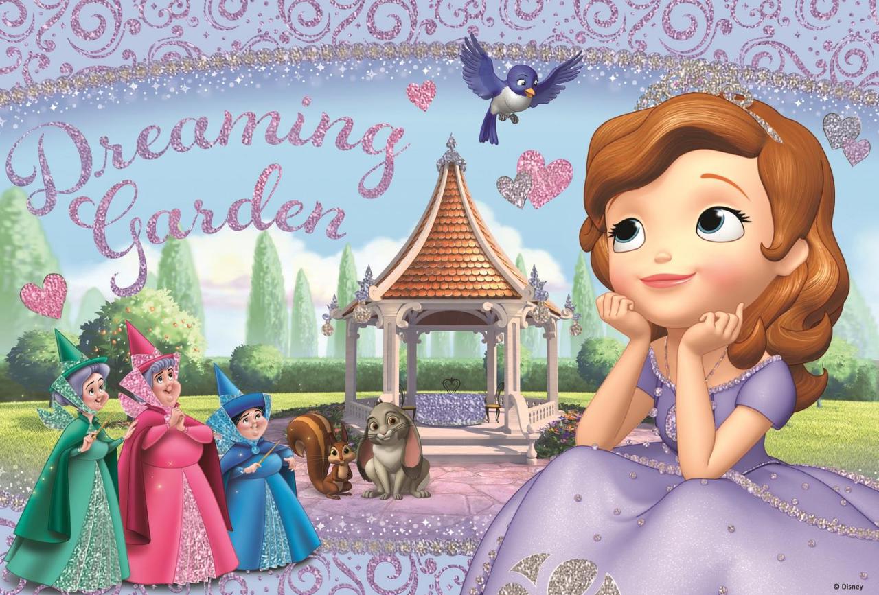 Trefl Puzzle Sofia The First 50 Işıltılı Simli Parça Yapboz