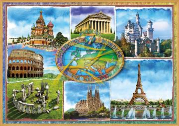 Educa Puzzle Seven Wonders Of Europe 1500 Parça Puzzle