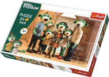 Trefl Puzzle Family Portrait, Treflik Family 24 Parça Maxi Yapboz