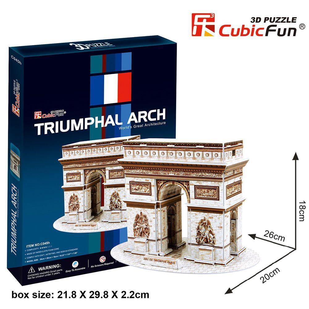 Cubic Fun Triumphal Arch Zafer Anıtı - Fransa