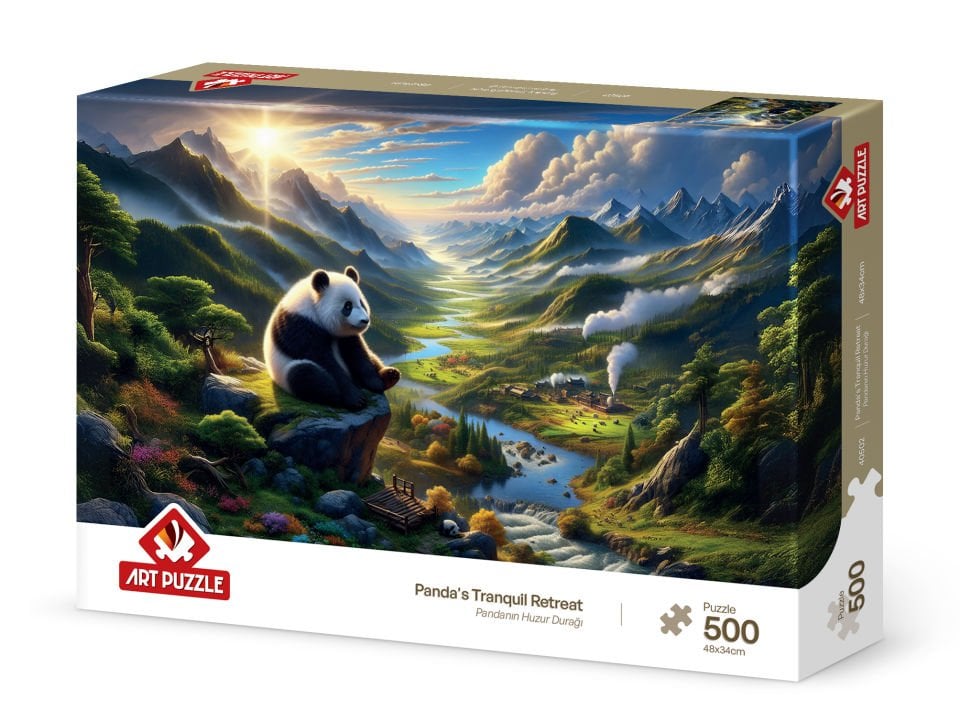 Art Puzzle Pandanın Huzur Durağı 500 Parça Puzzle