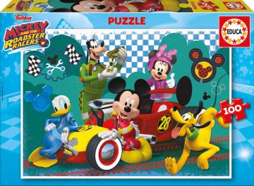 Educa Puzzle Mickey And The Roadster Racers, Disney 100 Parça