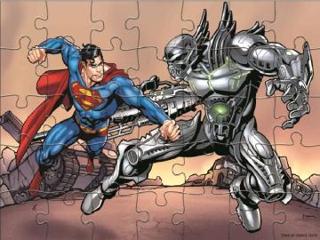 Yappuzz Puzzle Superman Art Lisanslı 50+100 Çocuk Puzzle