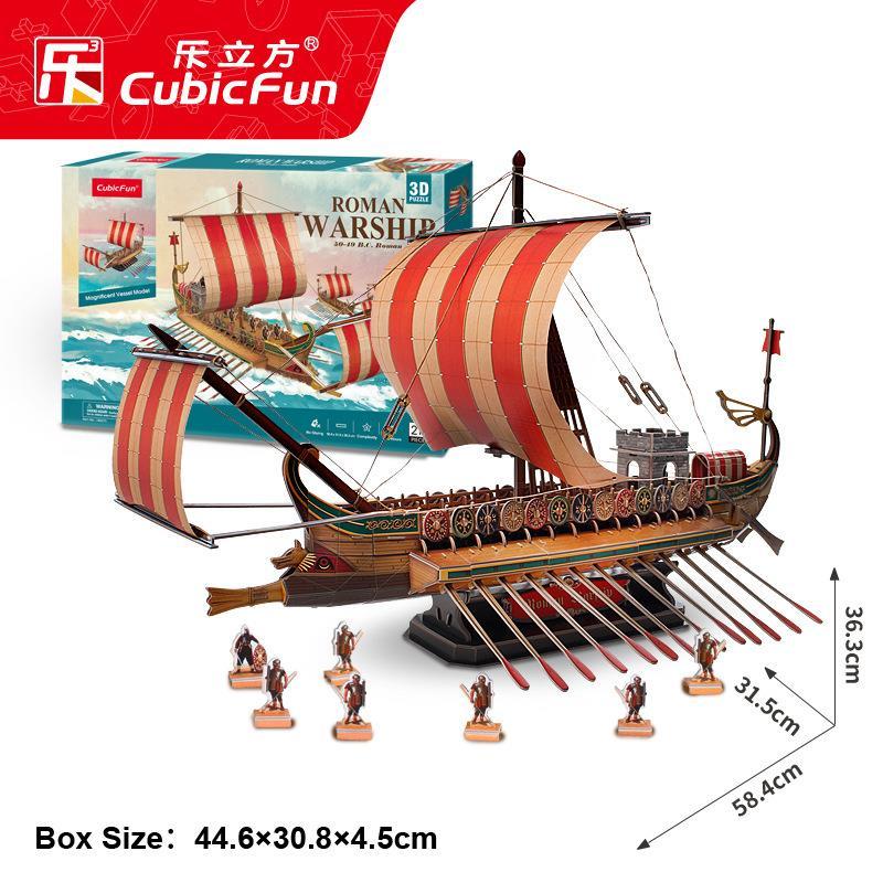 Cubic Fun Antik Roma Savaş Gemisi