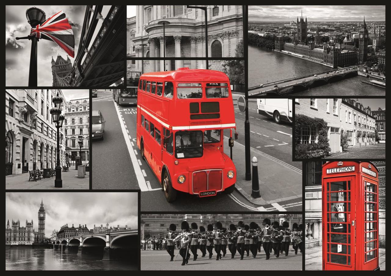 Trefl Puzzle London Collage 1000 Parça Puzzle