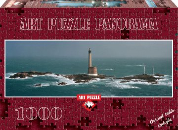 Art Puzzle Les Roches Lighthouse  1000 Parça Panorama Puzzle