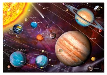 Educa Puzzle Solar System 1000 Parça Neon Puzzle