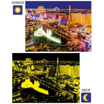 Educa Puzzle Las Vegas 1000 Parça Neon Puzzle