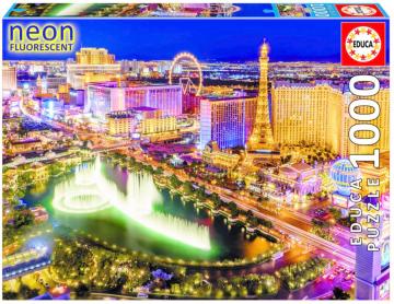 Educa Puzzle Las Vegas 1000 Parça Neon Puzzle