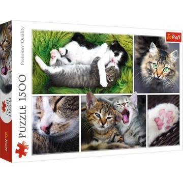 Trefl Puzzle Just Cat Things - Collage 1500 Parça Puzzle