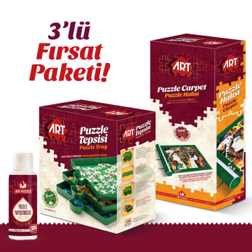 Aksesuar 3'lü Fırsat Paketi (Halı+Tepsi+Yapıştırıcı)