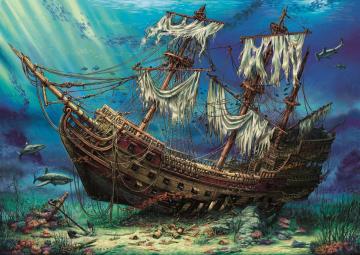 Anatolian Puzzle Batık Gemi 1500 Parça Puzzle