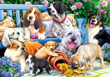 Trefl Puzzle Dog in the Garden 1000 Parça Puzzle