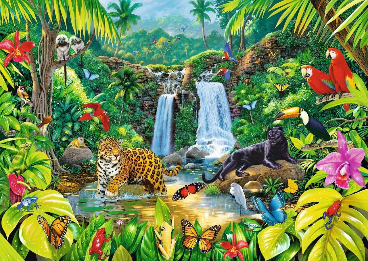 Trefl Puzzle Tropical Forest 2000 Parça Puzzle