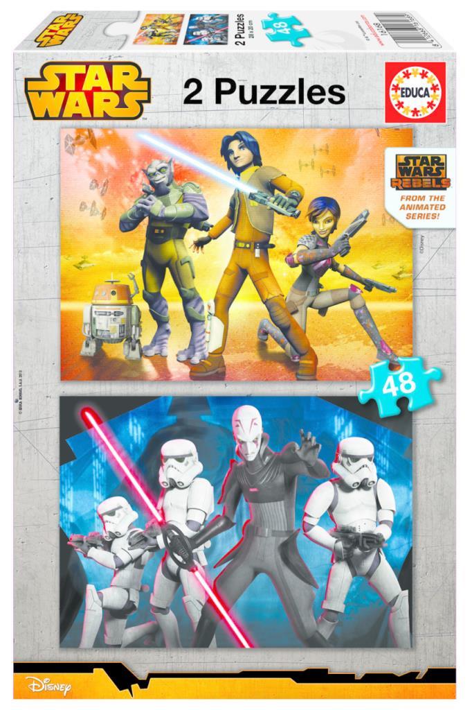 Educa Puzzle Star Wars Rebels 2 X 48 Parça