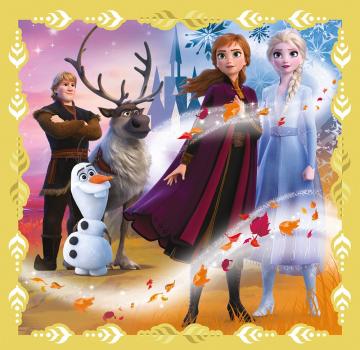 Trefl Puzzle Frozen 2, The Power of Anna and Elsa 3 in 1 Puzzle (20+36+50 Parça)