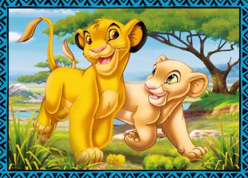 Trefl Puzzle The Lion King And The Friends, Disney 4 in 1 Puzzle (35+48+54+70 Parça)