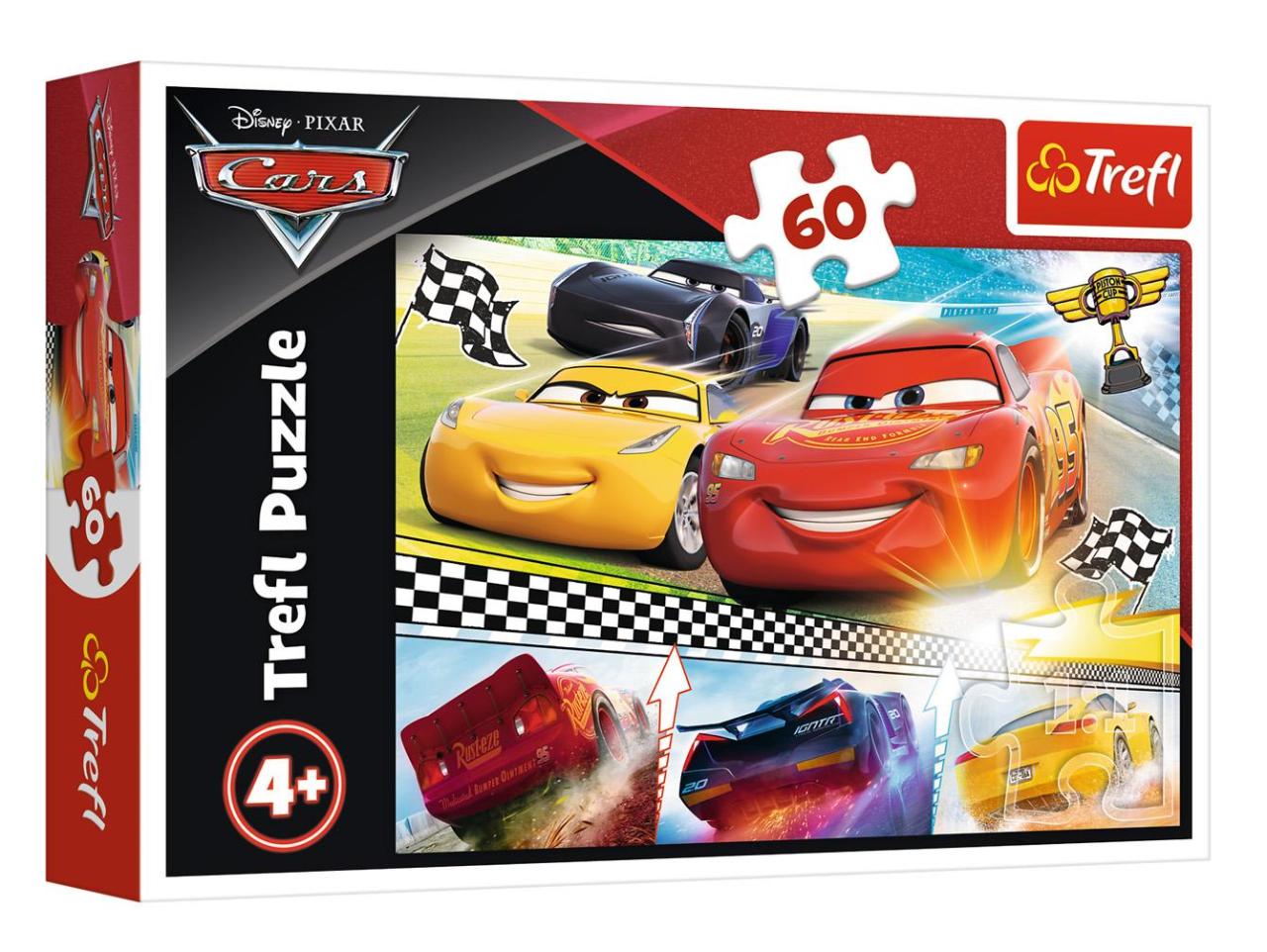 Trefl Puzzle Legendary Race, Disney Cars 3 60 Parça Puzzle