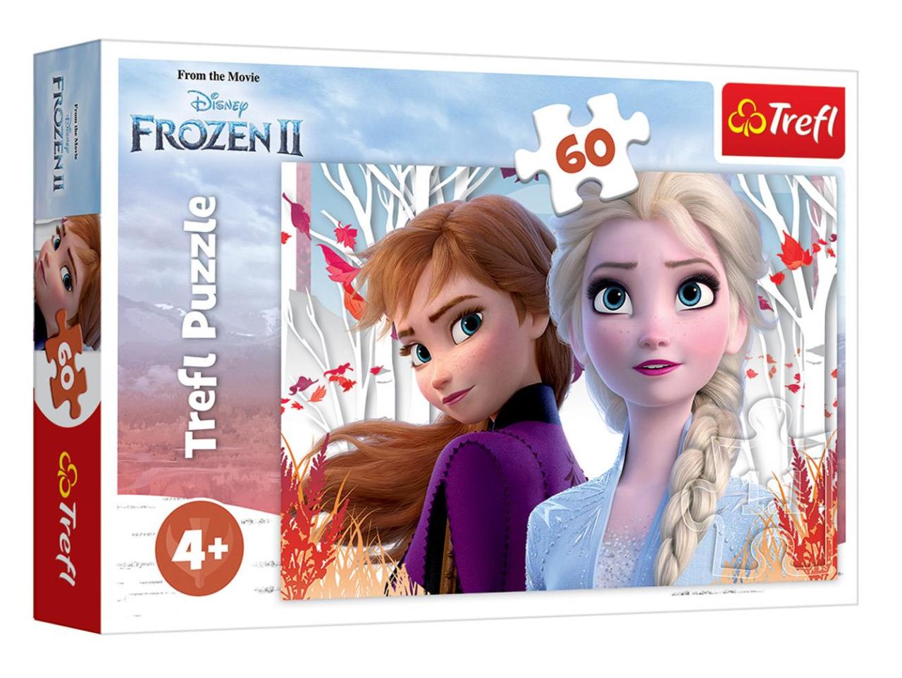 Trefl Puzzle Frozen 2, The Enchanted World of Anna and Elsa 60 Parça Puzzle