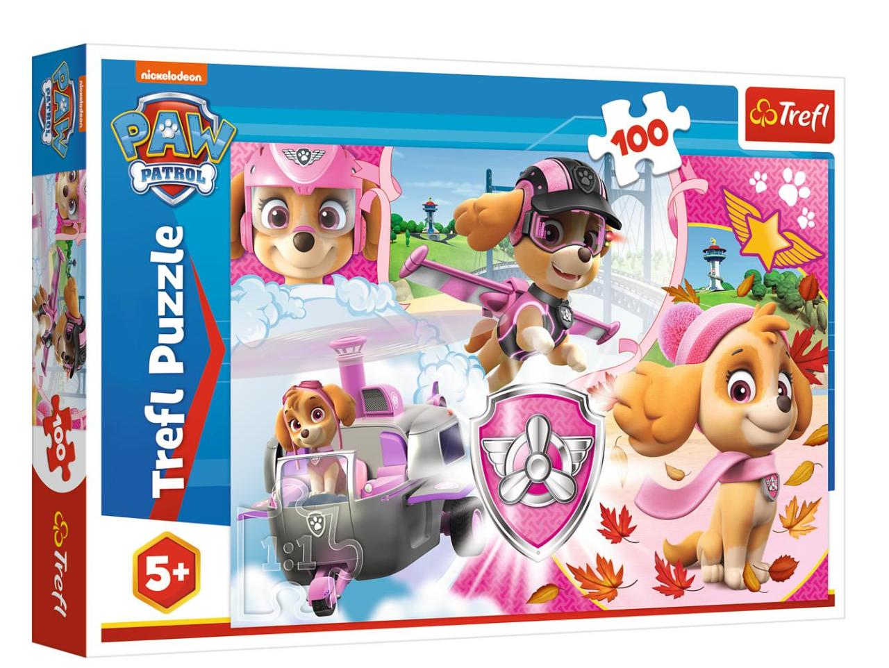 Trefl Puzzle Skye in Action, PAW Patrol 100 Parça Puzzle