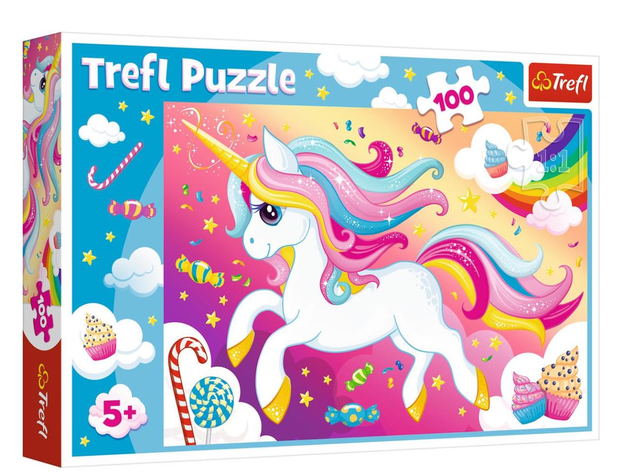 Trefl Puzzle Beautiful Unicorn 100 Parça Puzzle