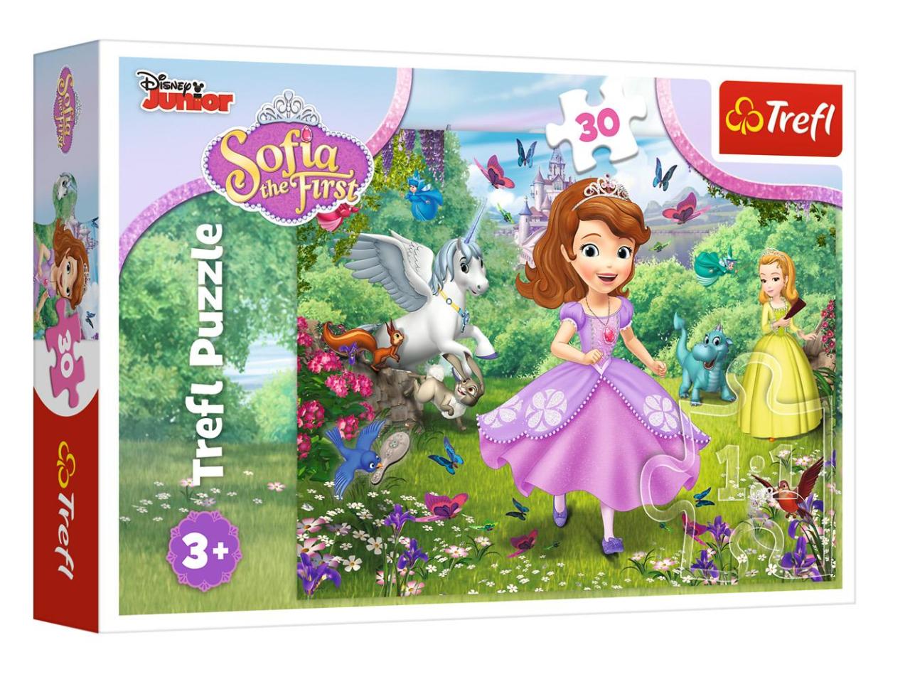 Trefl Puzzle Sophia in the Garden,Disney Sophia The First 30 Parça Puzzle