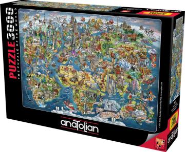 Anatolian Puzzle Harika Dünya 3000 Parça Puzzle