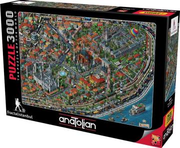 Anatolian Puzzle Fractal İstanbul 3000 Parça Puzzle