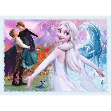 Trefl Puzzle Magıc In The Forest / Dısney Frozen 2 4 in 1 Çocuk Puzzle (35+48+54+70 Parça)