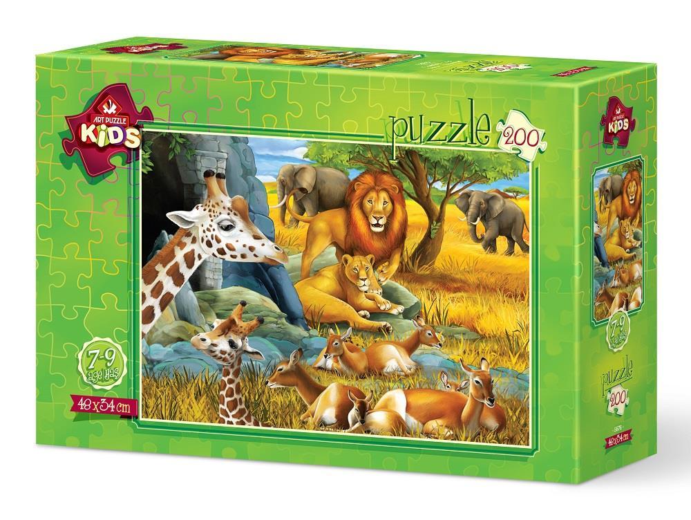 Art Çocuk Puzzle Orman Hayvanları 200 Parça Puzzle