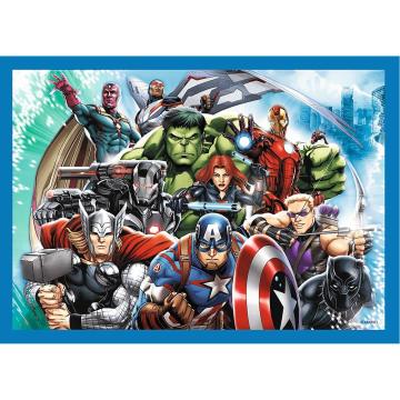 Trefl Puzzle Brave Avengers 4 in 1 Çocuk Puzzle  (35+48+54+70 Parça)