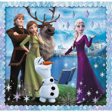 Trefl Puzzle The Magıcal Story / Dısney Frozen 2  3 in 1 Çocuk Puzzle  (20+36+50 Parça)