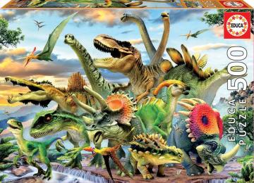 Educa Puzzle Dınosaurs 500 Parça Puzzle