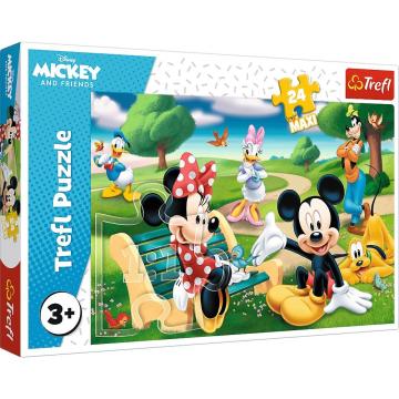 Trefl Puzzle Mıckey Mouse Among Frıends / Dısney Standard Characters Maxi Puzzle (24 Parça Dev Puzzle)