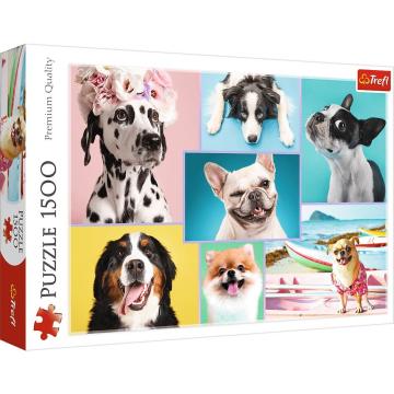 Trefl Puzzle Cute Dogs 1500 Parça Puzzle